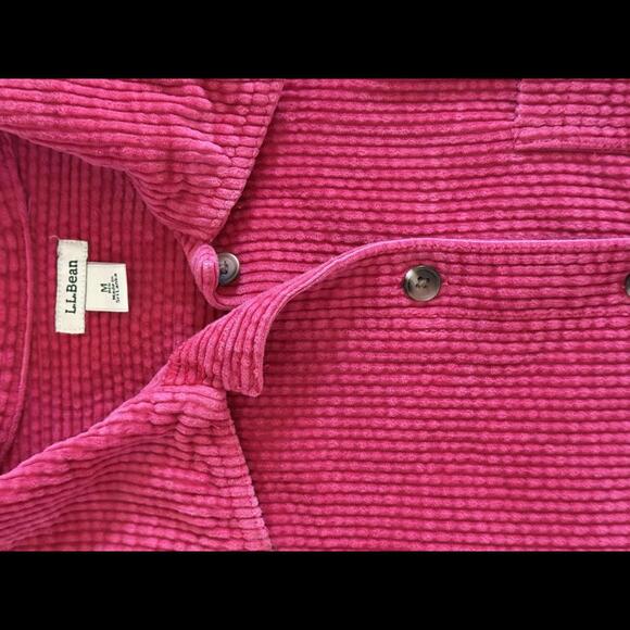 LL Bean Corduroy Shirt Size M - Picture 2 of 5